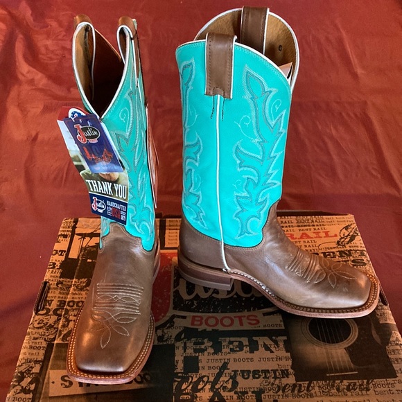 Justin Boots Shoes - Justin BentRail Ladies Boots